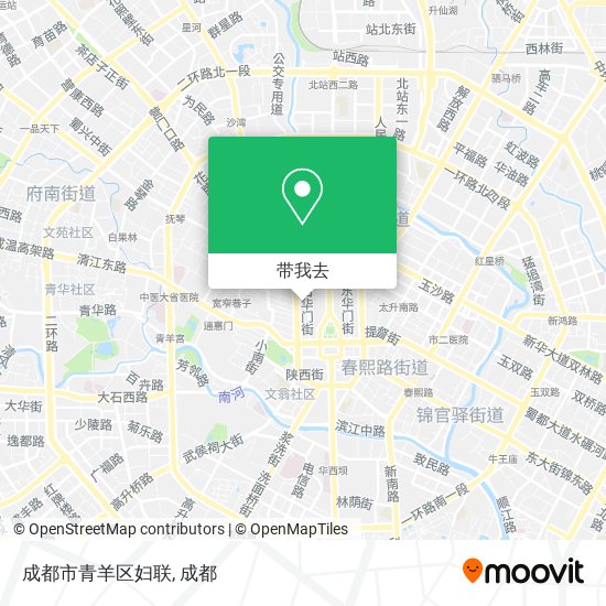 成都市青羊区妇联地图