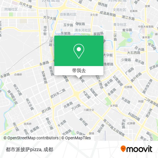 都市派披萨pizza地图