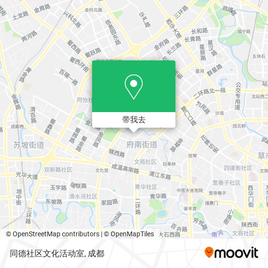 同德社区文化活动室地图