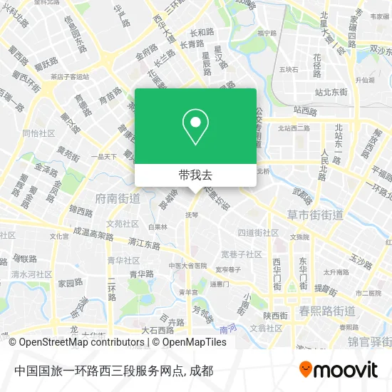 中国国旅一环路西三段服务网点地图