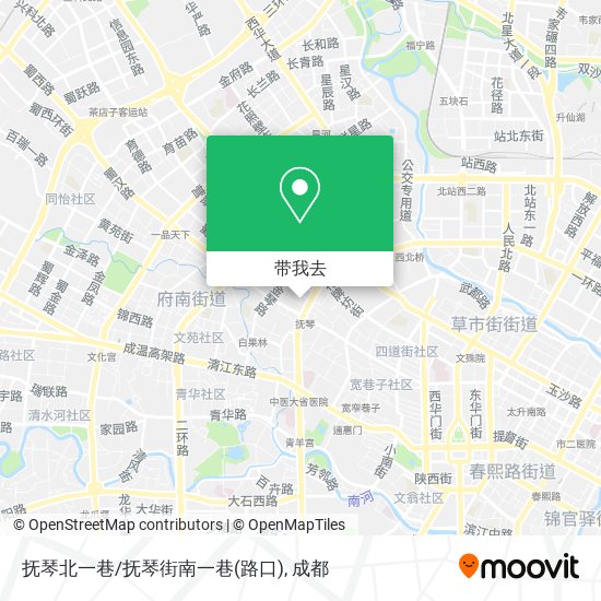 抚琴北一巷/抚琴街南一巷(路口)地图