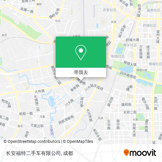 长安福特二手车有限公司地图