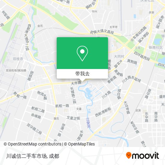 川诚信二手车市场地图