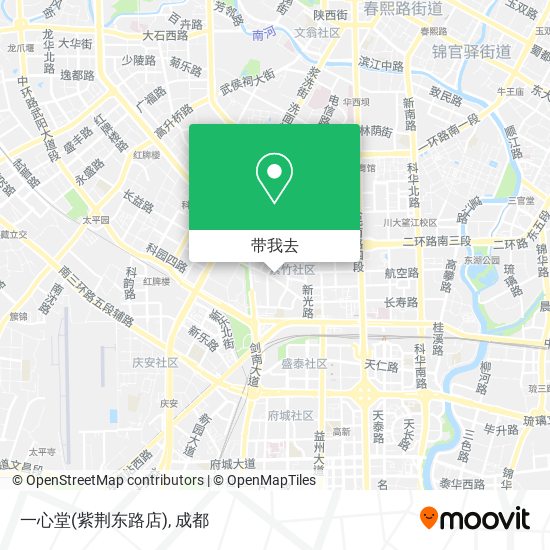 一心堂(紫荆东路店)地图