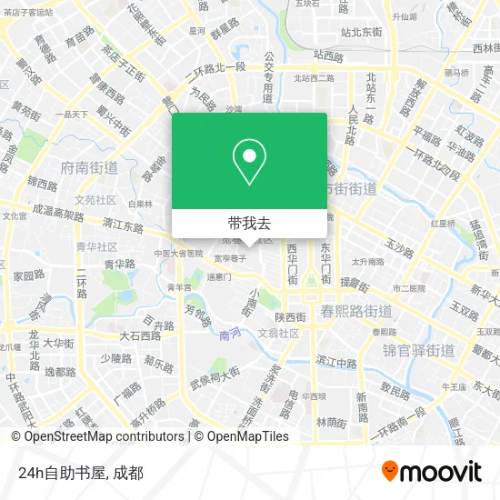 24h自助书屋地图
