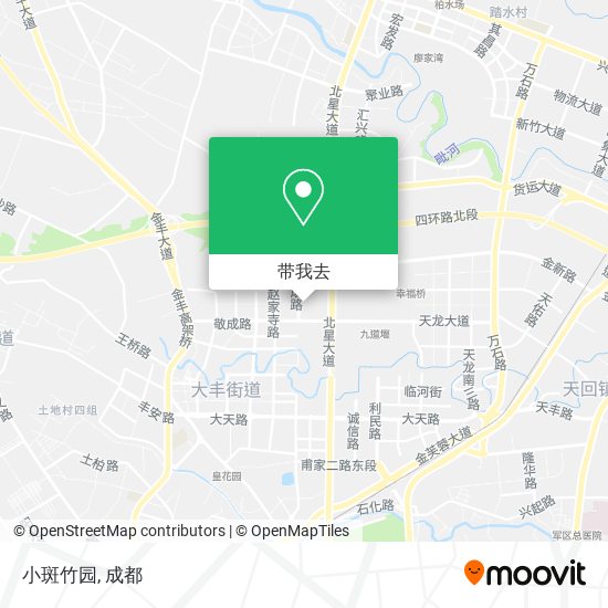 小斑竹园地图
