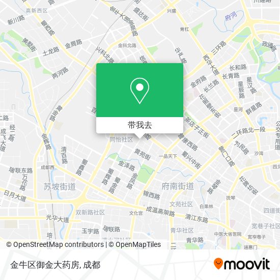 金牛区御金大药房地图