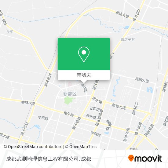 成都武测地理信息工程有限公司地图