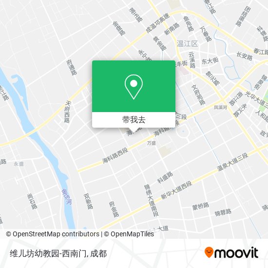 维儿坊幼教园-西南门地图