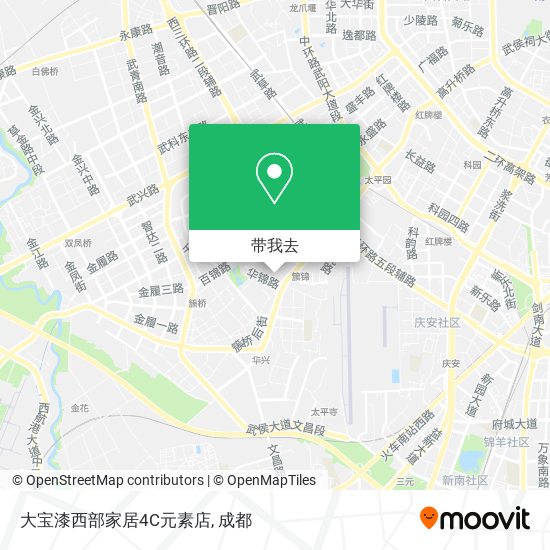 大宝漆西部家居4C元素店地图