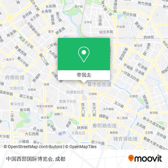 中国西部国际博览会地图