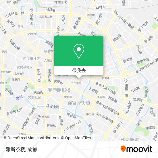 雅斯茶楼地图