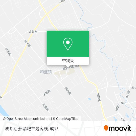 成都期会.清吧主题客栈地图