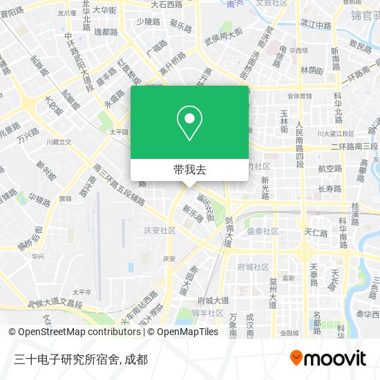 三十电子研究所宿舍地图