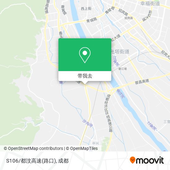 S106/都汶高速(路口)地图
