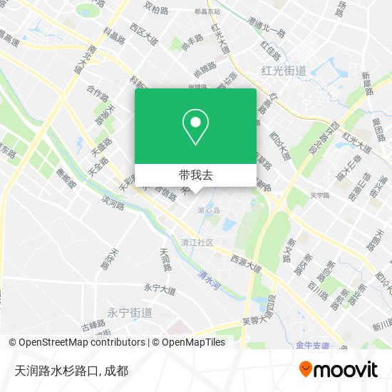 天润路水杉路口地图