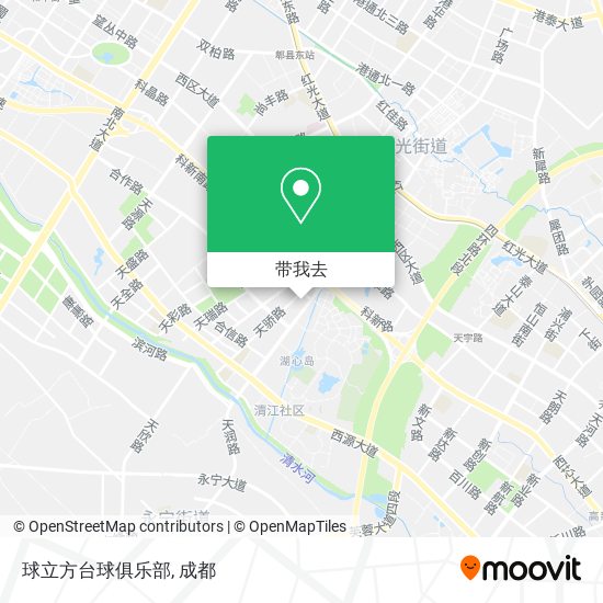 球立方台球俱乐部地图