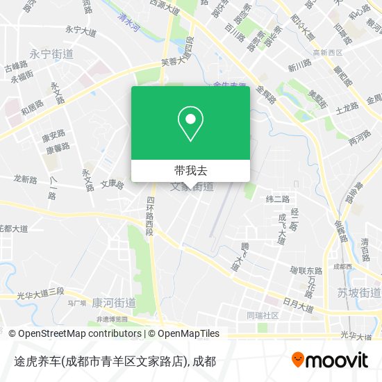 途虎养车(成都市青羊区文家路店)地图