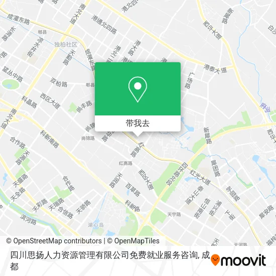 四川思扬人力资源管理有限公司免费就业服务咨询地图
