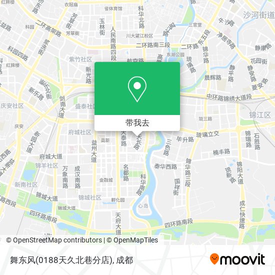 舞东风(0188天久北巷分店)地图