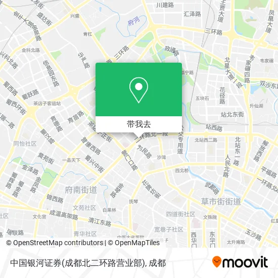 中国银河证券(成都北二环路营业部)地图