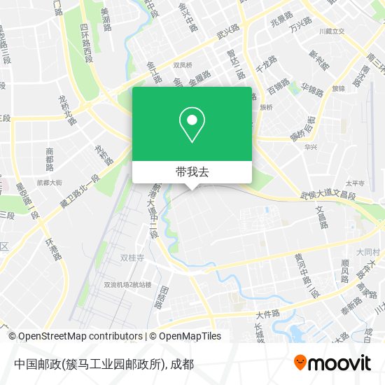 中国邮政(簇马工业园邮政所)地图