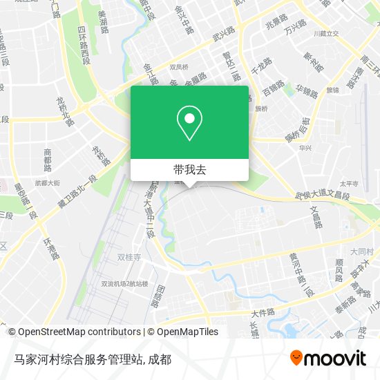 马家河村综合服务管理站地图