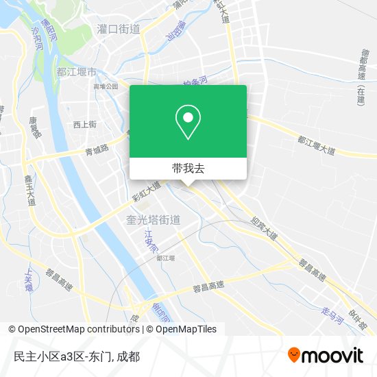 民主小区a3区-东门地图