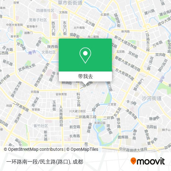 一环路南一段/民主路(路口)地图