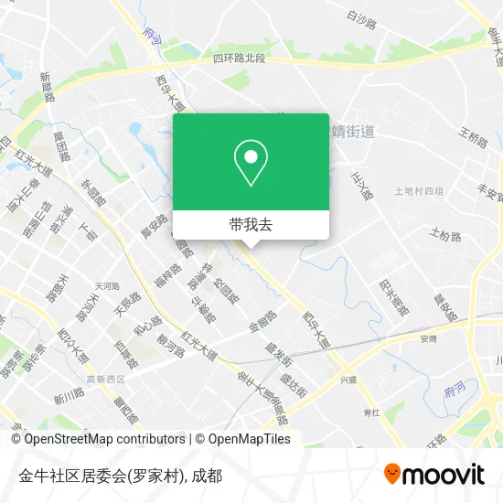 金牛社区居委会(罗家村)地图