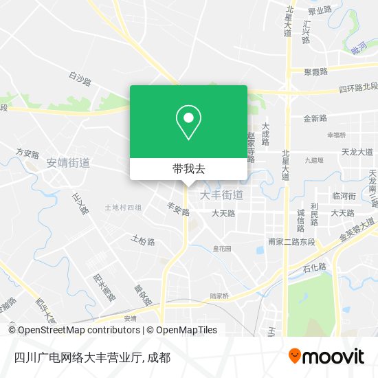 四川广电网络大丰营业厅地图