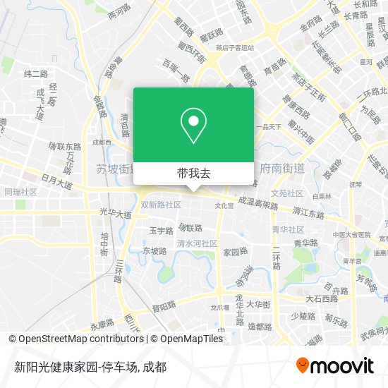 新阳光健康家园-停车场地图