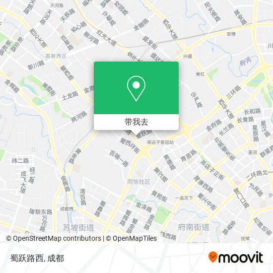蜀跃路西地图