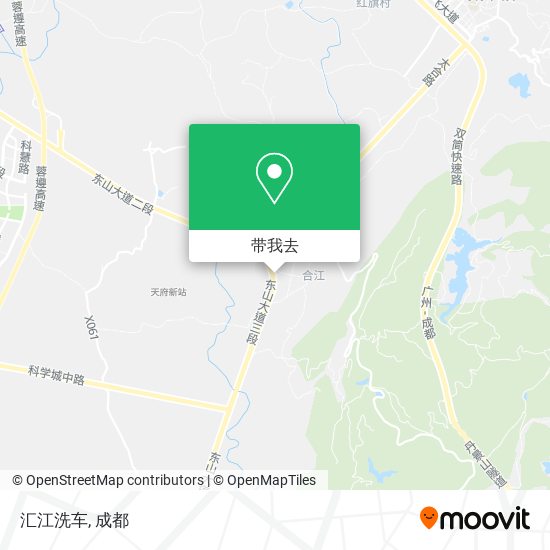 汇江洗车地图