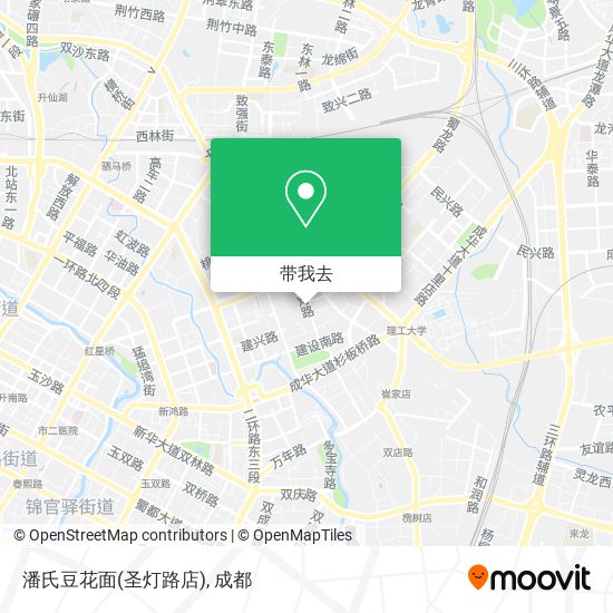 潘氏豆花面(圣灯路店)地图