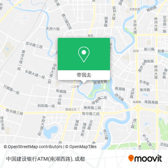 中国建设银行ATM(南湖西路)地图