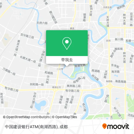 中国建设银行ATM(南湖西路)地图
