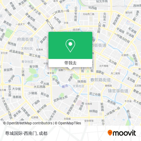 尊城国际-西南门地图