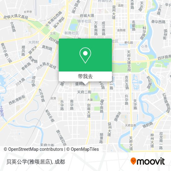 贝英公学(雅颂居店)地图