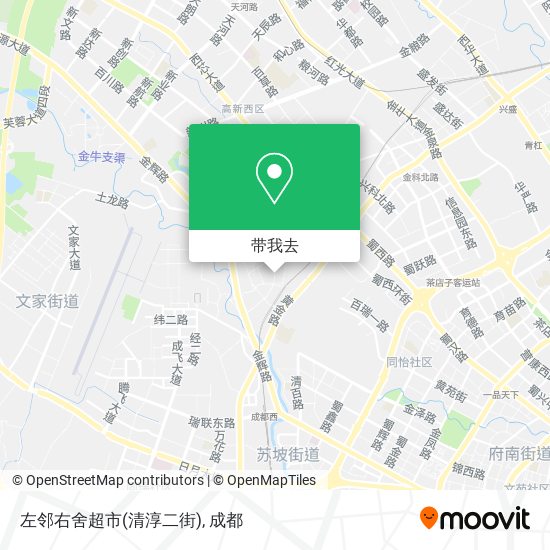 左邻右舍超市(清淳二街)地图