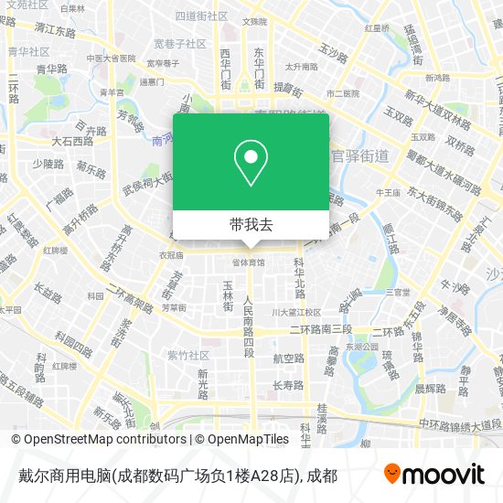 戴尔商用电脑(成都数码广场负1楼A28店)地图