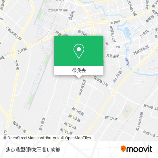 焦点造型(腾龙三巷)地图