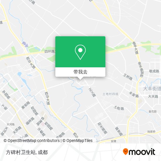 方碑村卫生站地图