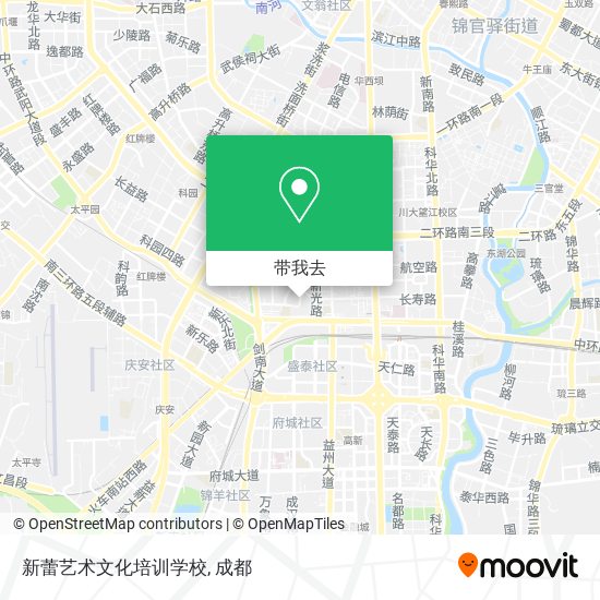 新蕾艺术文化培训学校地图