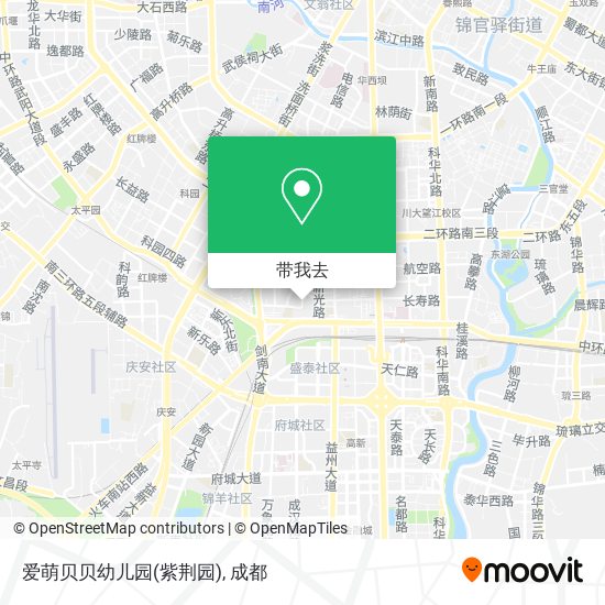 爱萌贝贝幼儿园(紫荆园)地图