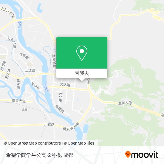 希望学院学生公寓-2号楼地图