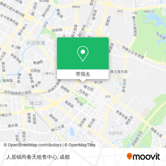 人居锦尚春天租售中心地图