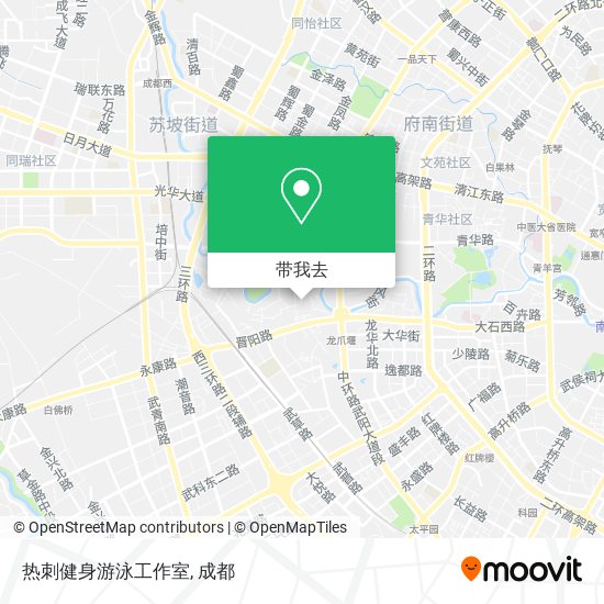 热刺健身游泳工作室地图