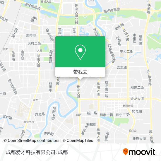 成都爱才科技有限公司地图