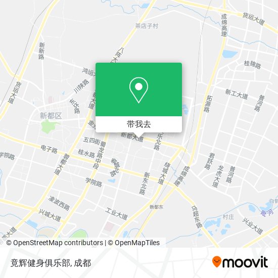 竟辉健身俱乐部地图